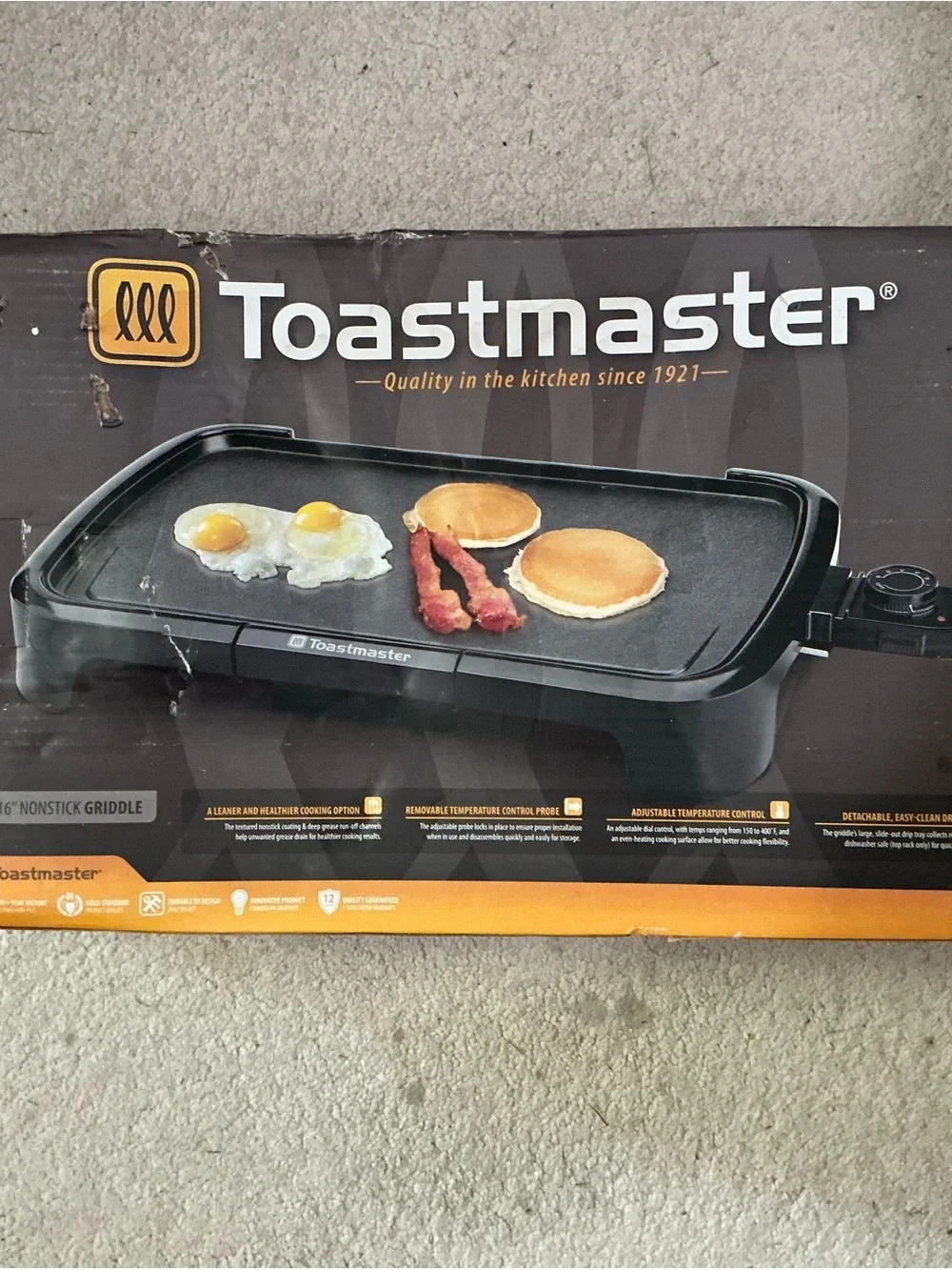 Black Electric Nonstick Griddle - Black